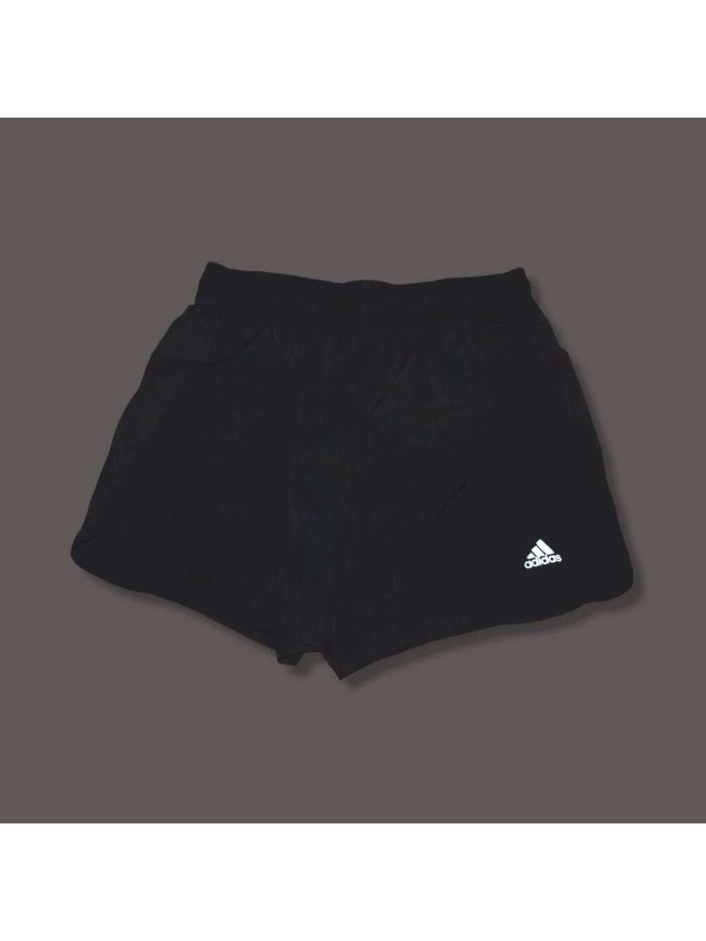 Adidas Women's Sz S Black Running Shorts w brief lining